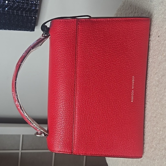 NWT Rebecca Minkoff Lou Top Handle Leather Crossbody - Picture 10 of 13